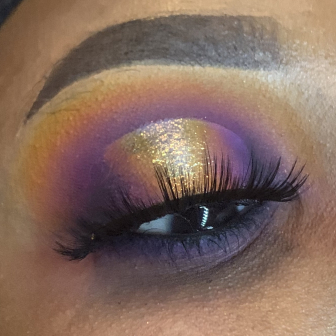 Shimmery/Glitter look for Looksbyama