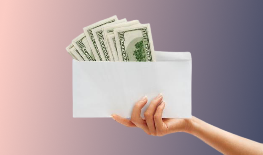 envelope with money