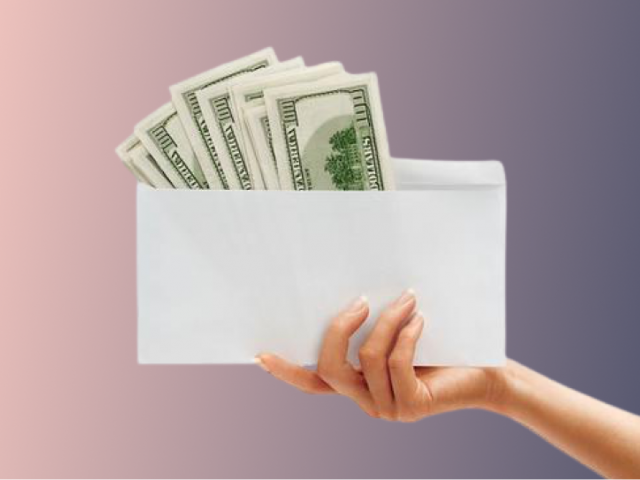 envelope with money