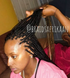 Small Box Braids for Braidsafrikaan