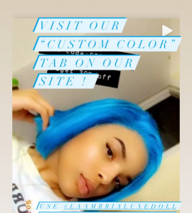 Custom color for LaAmbria_Luxe_Hair