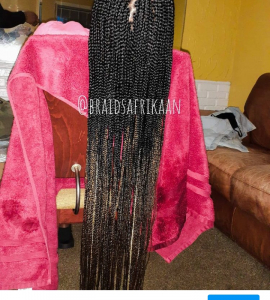 Small Box Braids for Braidsafrikaan