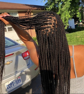 Small Box Braids for Knotlessgang