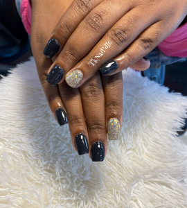 Acrylic Overlay for Knightz_Cutting_Up_Salon_and_Hair