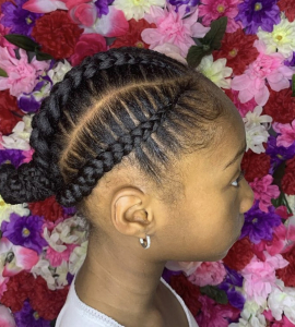 Feed in braids for Kathy’s_Braids