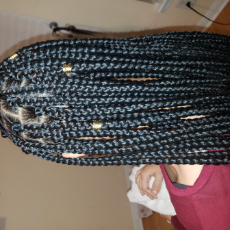 Medium Box Braids for StyledbyNiftyB