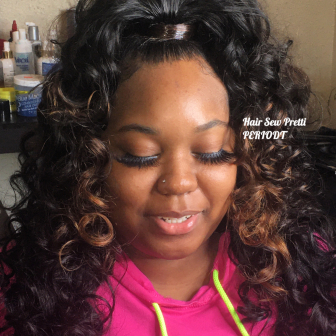 Half up and Down Style for Hair_Sew_Pretti