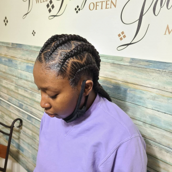 Feed in braids for Braidsbyhadassah