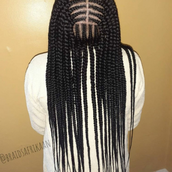 Feed in braids for Braidsafrikaan