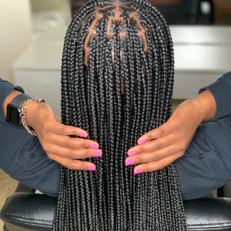 Knotless Braids for Curlz_Of_Glory