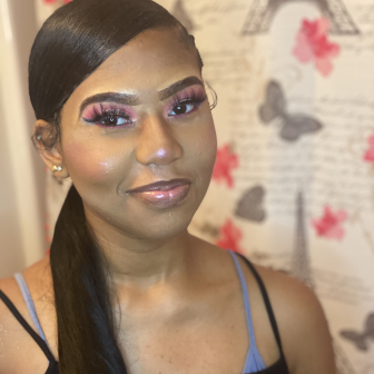 Shimmery/Glitter look for Dolledupbymia