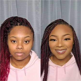 Natural glam for K._Rochelle_the_Artist