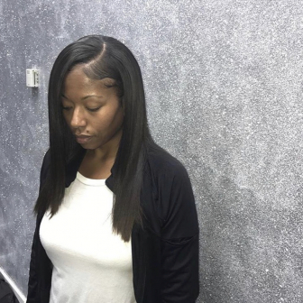 Weave installation w. Leave out for InHAIRitance