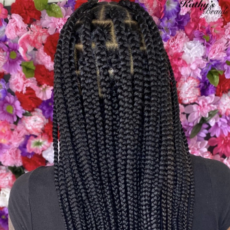 Medium Box Braids for Kathy’s_Braids