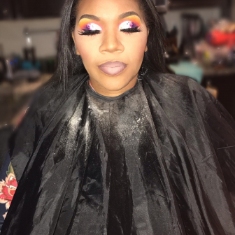 Shimmery/Glitter look for K.Shay_Makeup_Artistry