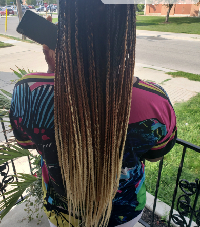 Knotless Braids for StyledbyNiftyB