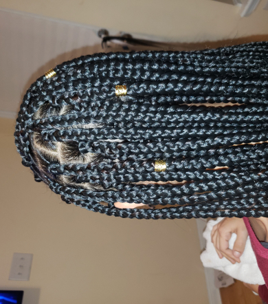 Medium Box Braids for StyledbyNiftyB