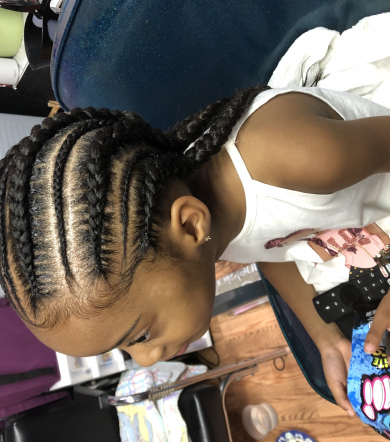 Feed in braids for JustblueitLLC