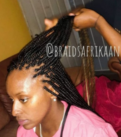 Small Box Braids for Braidsafrikaan