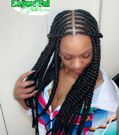 Feed in braids for Beyoutifulshade