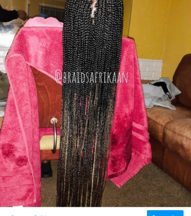 Small Box Braids for Braidsafrikaan