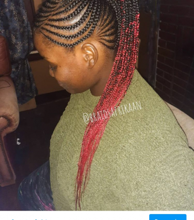 Feed in braids for Braidsafrikaan