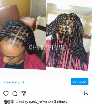 Knotless Braids for Braidsafrikaan
