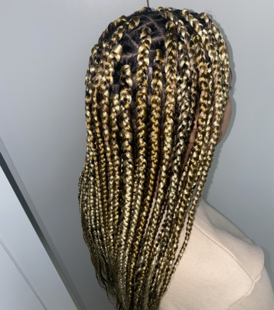 Medium Box Braids for KasaiStudio