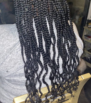 Medium Box Braids for S.kittyaesthetics