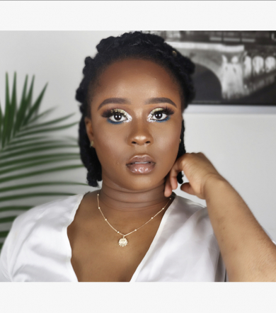 Shimmery/Glitter look for Afua_Artistry