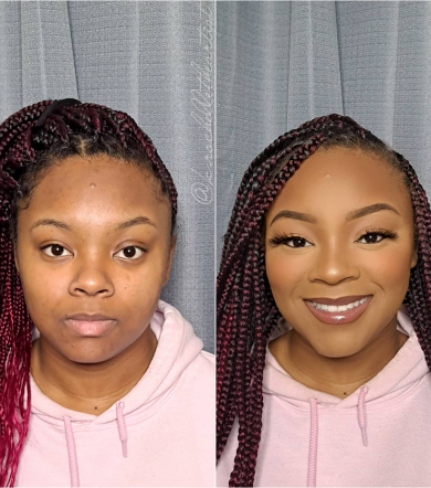 Natural glam for K._Rochelle_the_Artist