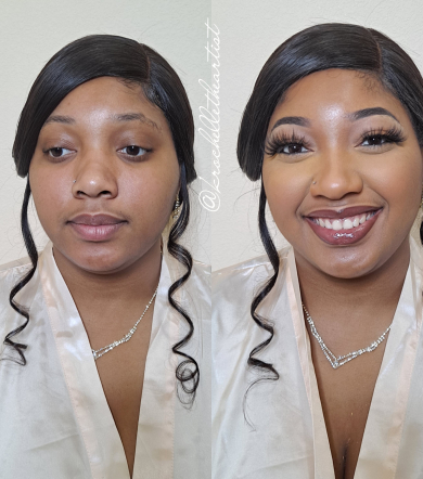 Bridesmaid Makeup for K._Rochelle_the_Artist