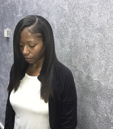 Weave installation w. Leave out for InHAIRitance