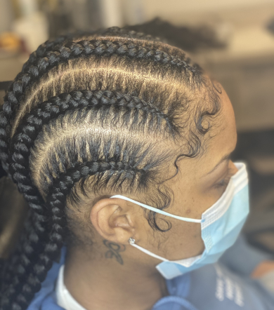 Feed in braids for Elite_beauty_Salon